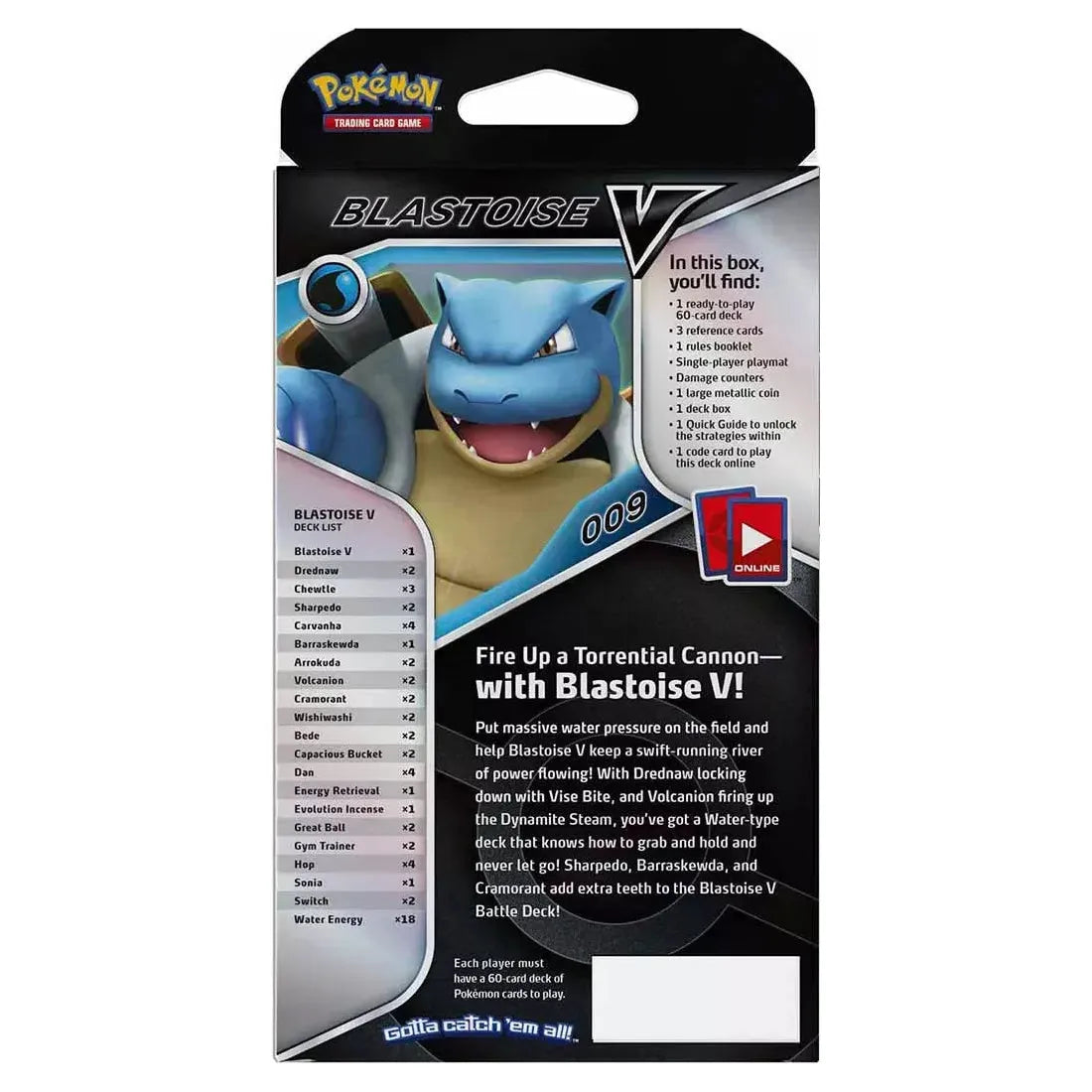 Pokémon Blastoise V Battle Deck (englisch)