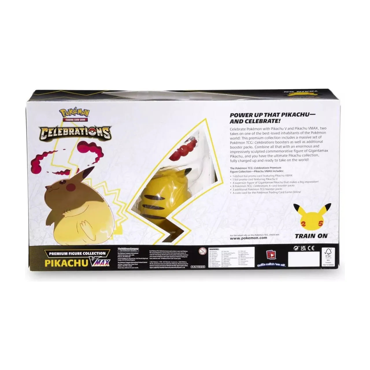 Pokémon 25th Anniversary Celebrations Premium Figure Collection Pikachu VMAX (English)