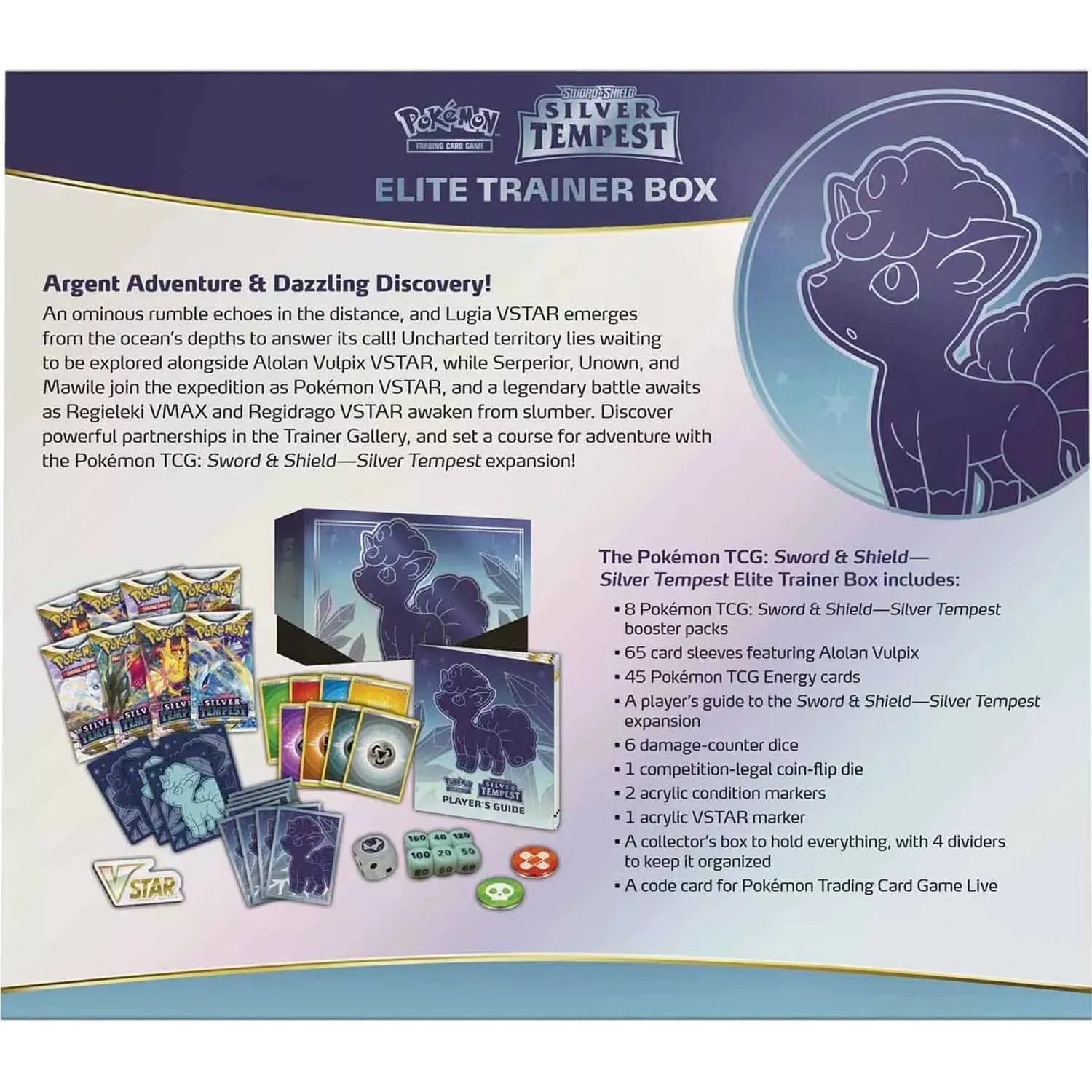 Pokémon Sword &amp; Shield Silver Tempest Elite Trainer Box (English)