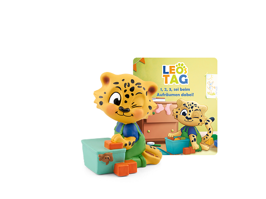 Tonie Figures Leo's Day 1, 2, 3, Join the Cleanup! Audio Figure for Toniebox