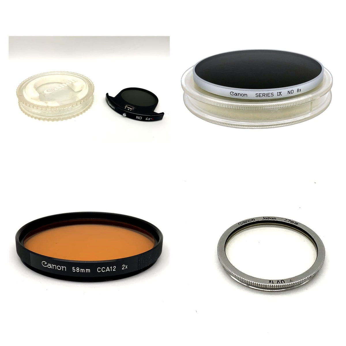 Canon Filter Auswahl Skylight UV Graufilter Polfilter 27 34 43mm Objektivfilter